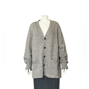 Vintage Ralph Lauren Denim & Supply Cotton Gray Cardigan Sweater XXL Unisex